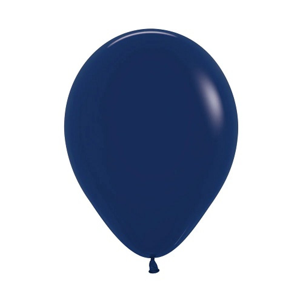 GLOBO AZUL NAVAL FASHION SEMPERTEX R9 X50 UNIDADES
