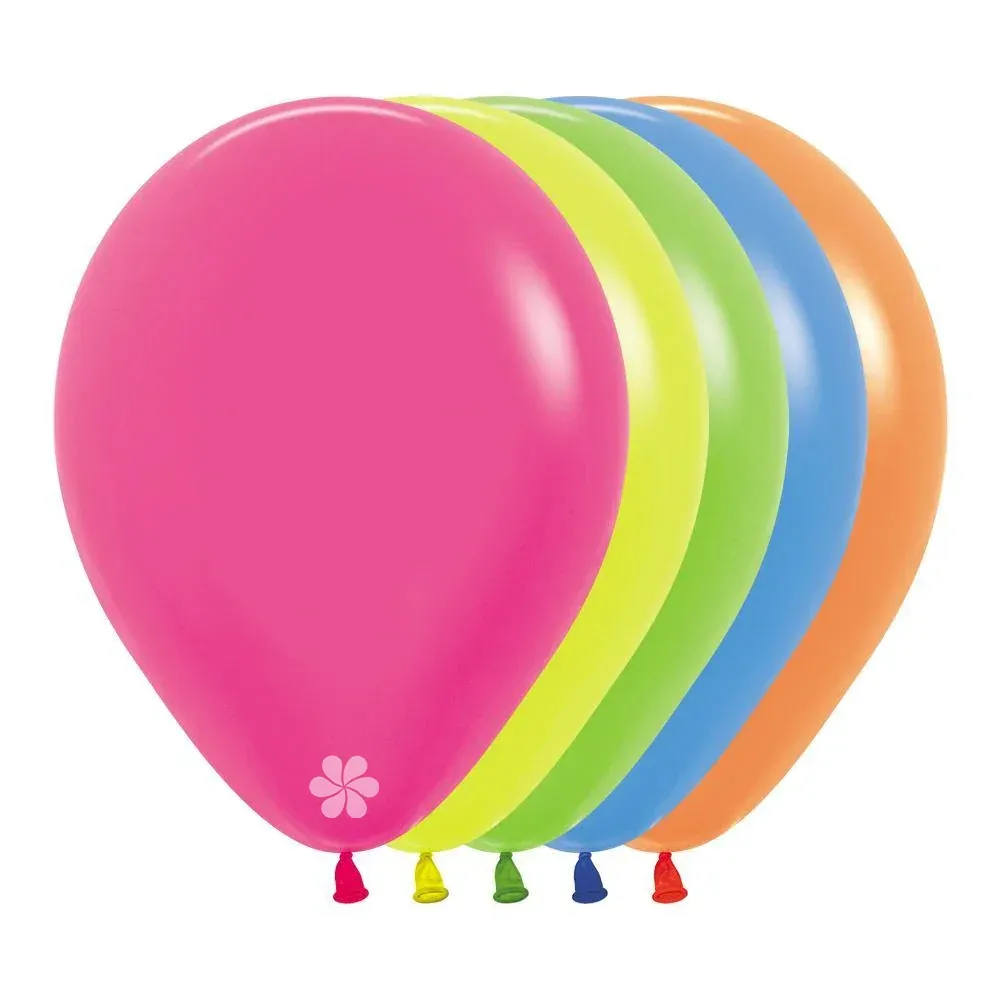 GLOBO SURTIDO NEON SEMPERTEX R5 X50 UNIDADES