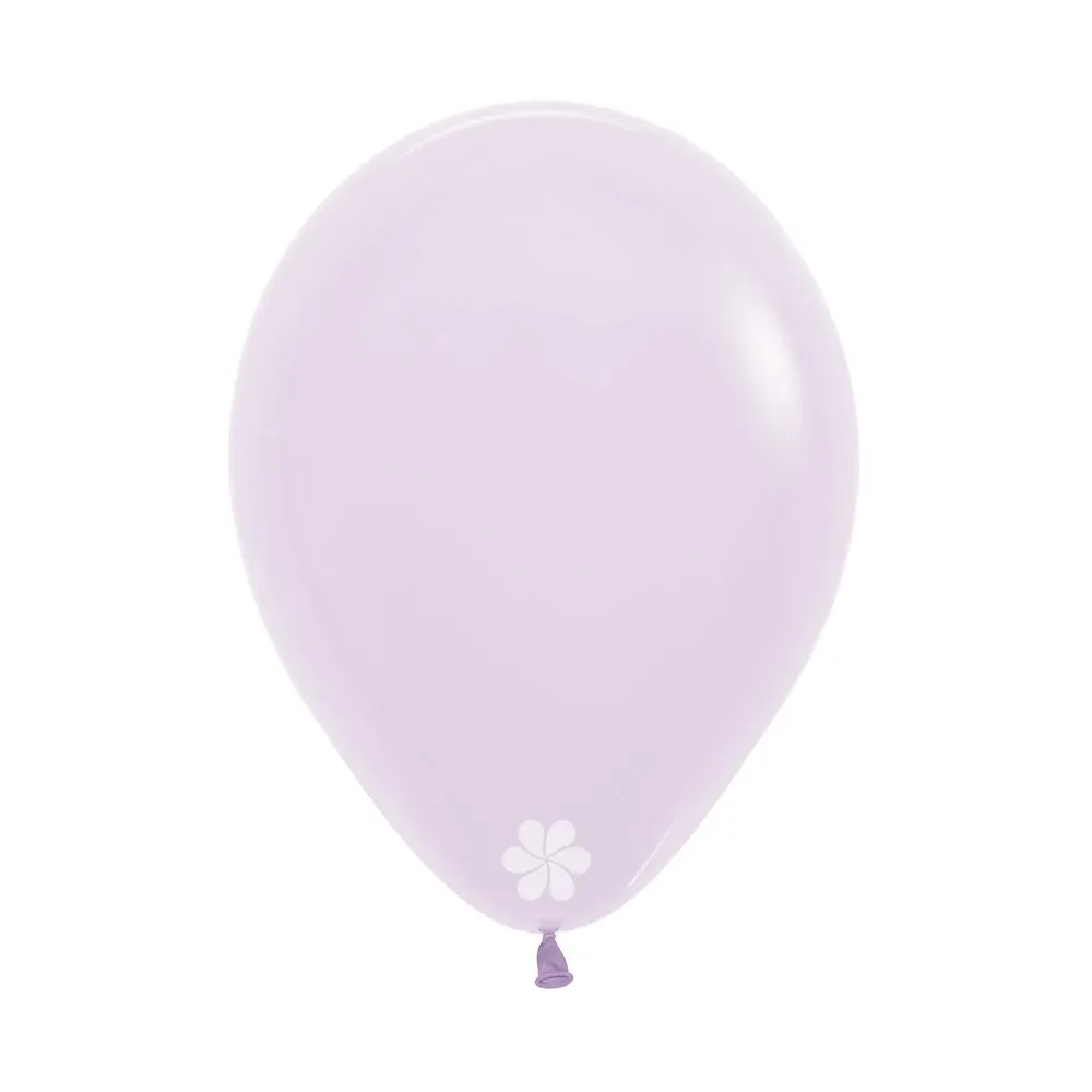 GLOBO LILA PASTEL MATE SEMPERTEX R9 X12 UNIDADES