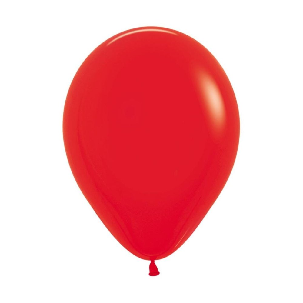 GLOBO ROJO FASHION SEMPERTEX R9 X50 UNIDADES