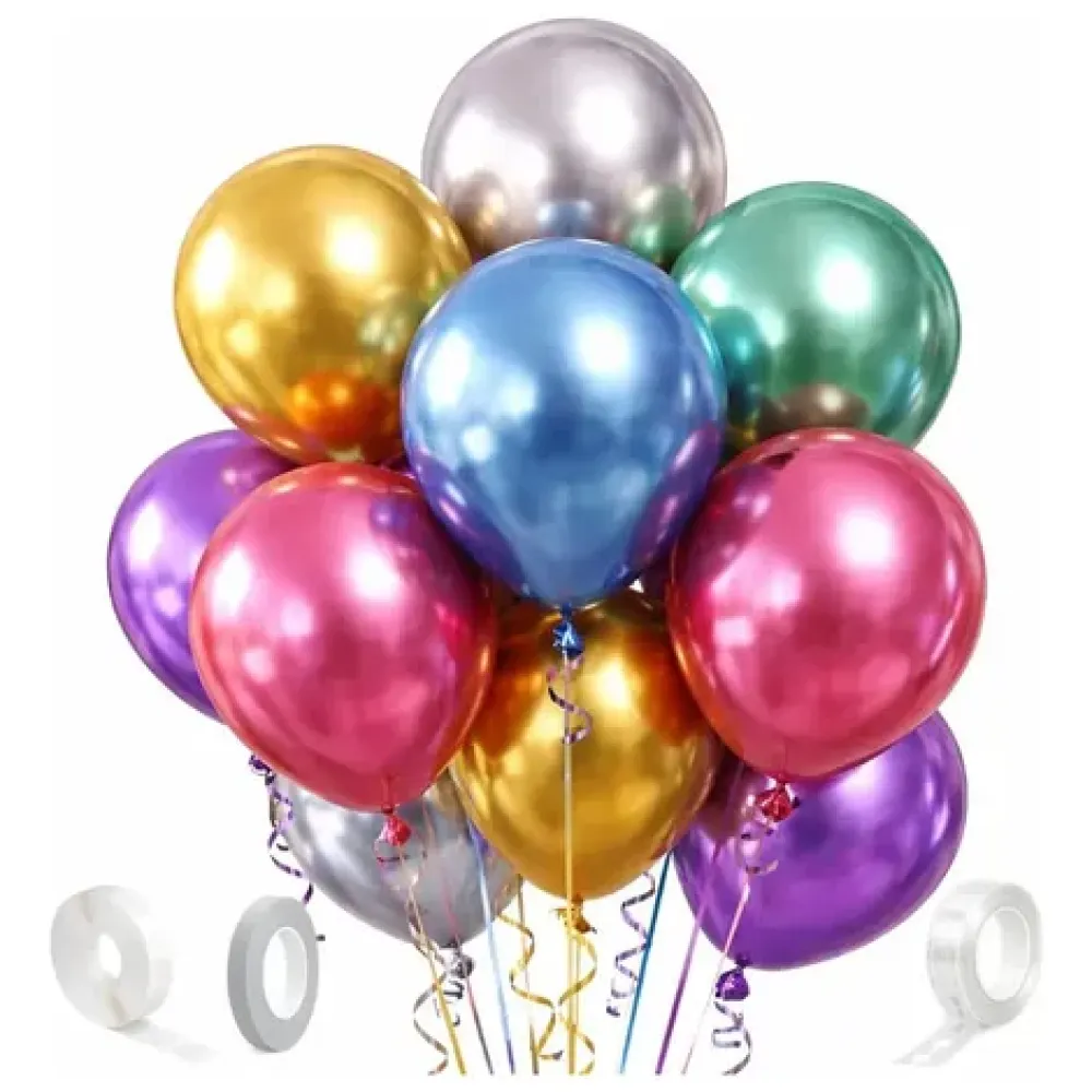 GLOBO SURTIDO CROMADO ESPEJO DIPATEX R6 X50 UNIDADES