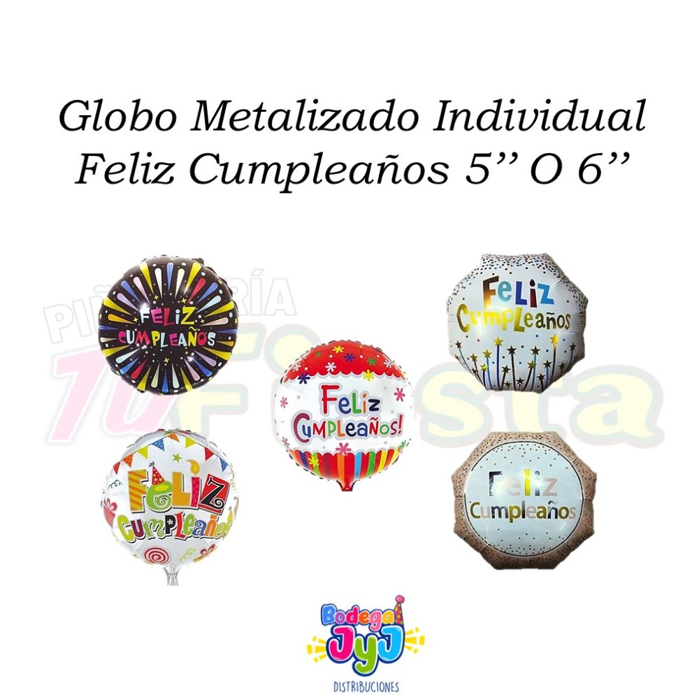 GLOBO METALIZADO FELIZ CUMPLEAÑOS 18 PULGADAS