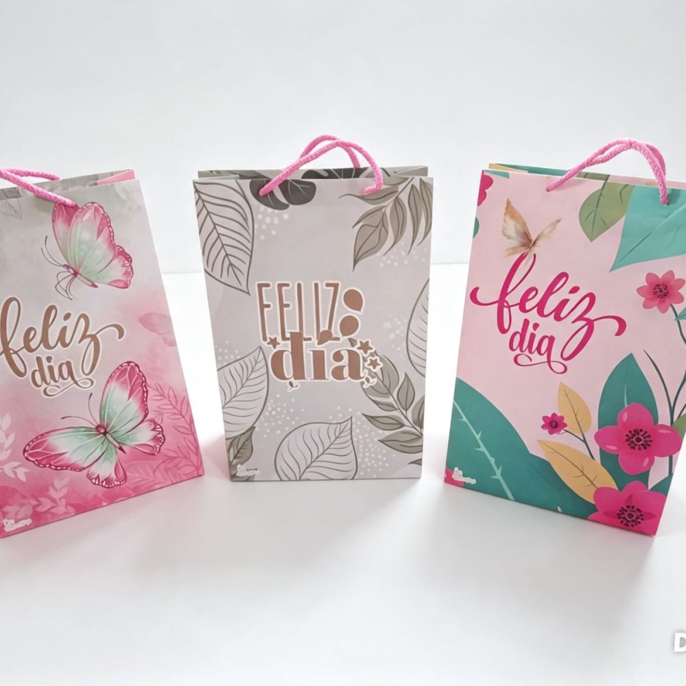 BOLSA REGALO MEDIANA FELIZ DIA GOMELANDIA