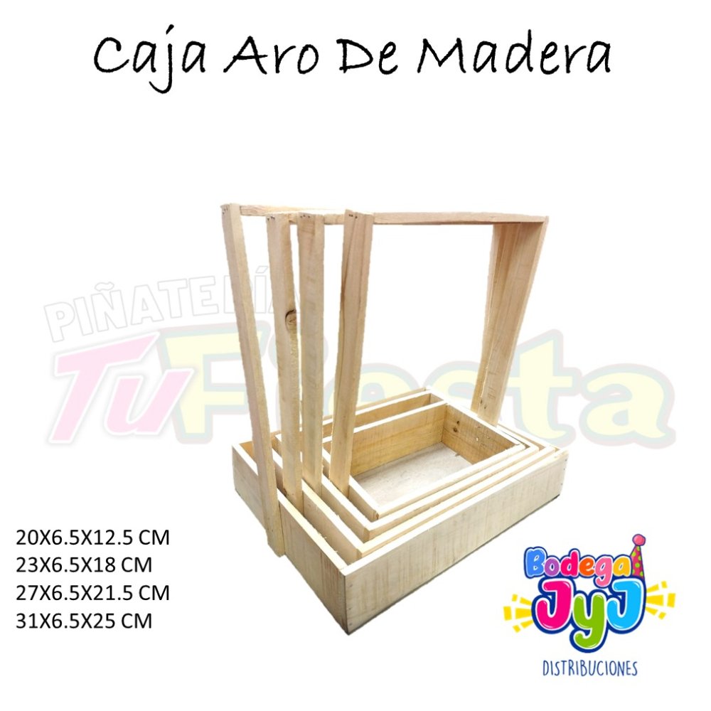 CAJA DE MADERA ARO #3