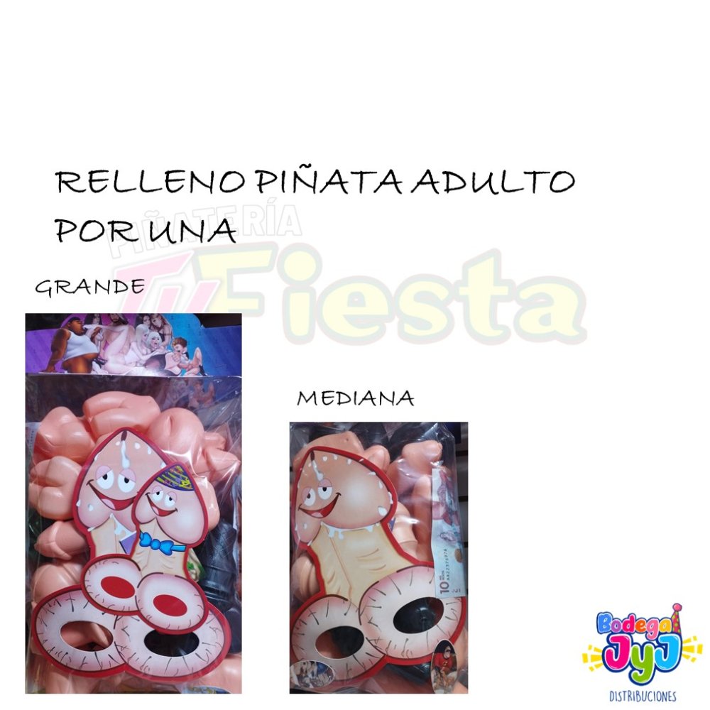 RELLENO DE PIÑATA ADULTO SENCILLO DEL GORDO GRANDE